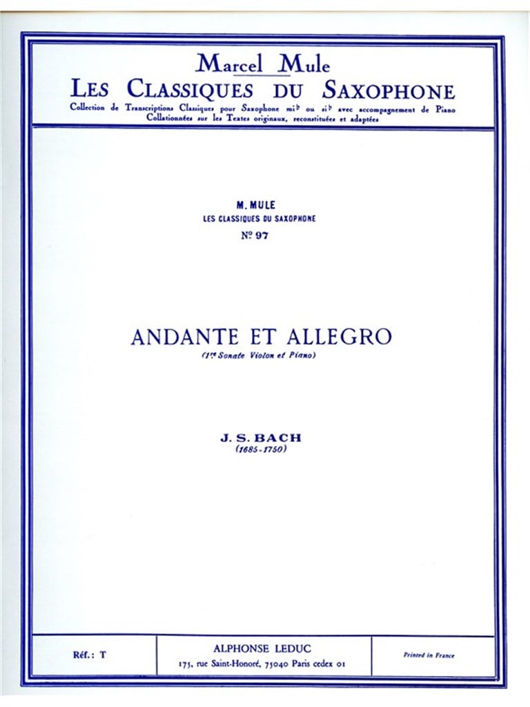 Classique Saxophone Mib N0097